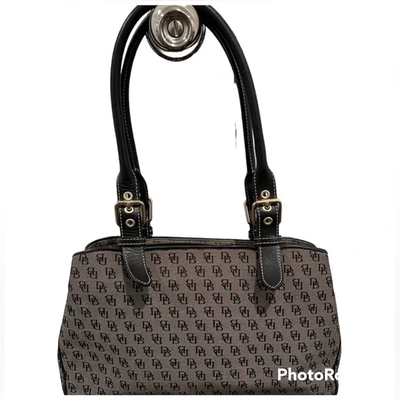 Black and gray Dooney&Bourke purse/bag - Picture 3 of 7